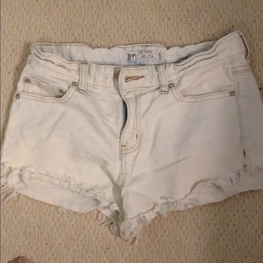 Free people jean shorts
